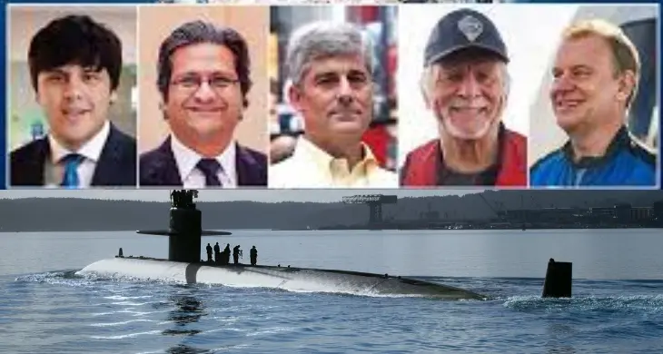 Submarine goes missing with 5 people on board